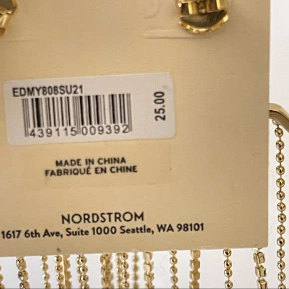 Open Edit Nordstrom Gold Earrings - Bundle of 2 - Picture 6 of 6